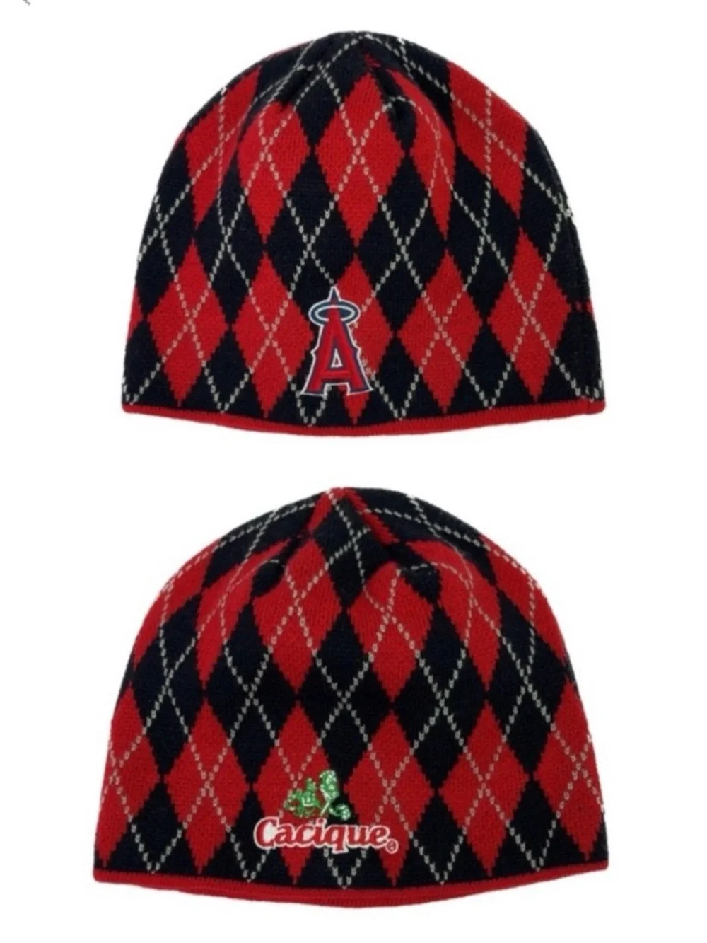 MLB Los Angeles Anaheim Angels Baseball Cacique‎ Beanie Hat & Infinity Scarf